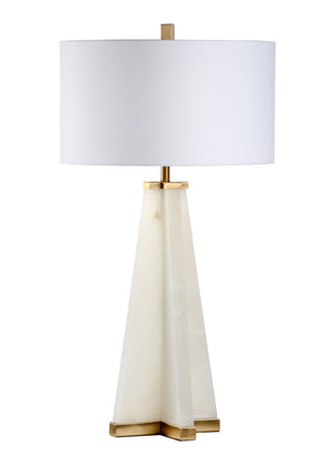 Chelsea House Alabaster Pyramid Lamp