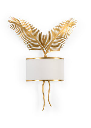 Chelsea House Double Palm Sconce - Gold