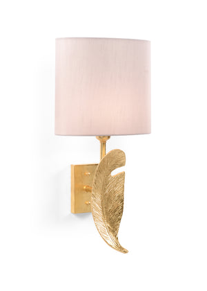 Chelsea House Palm Leaf Sconce - Gold