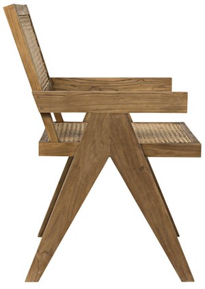 Noir QS Jude Chair, Teak with Caning