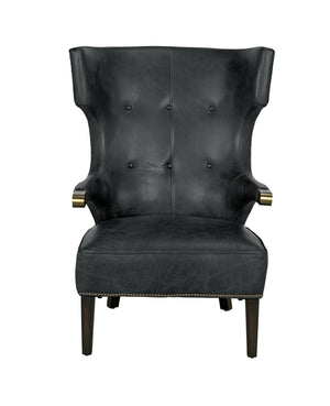 Noir Heracles Chair, Leather
