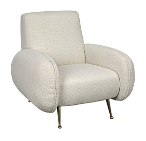 Noir Hera Chair, Teddy Fabric