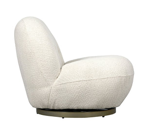 Noir Artemis Chair, Teddy Fabric