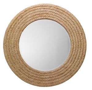 Jamie Young Meadow Mirror in Natural Seagrass