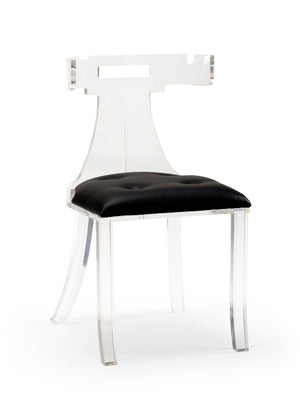 Elsa Acrylic Leather Chair