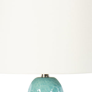 Coastal Living Getaway Ceramic Table Lamp (Turquoise)