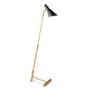 Regina Andrew Spyder Floor Lamp (Blackened Brass and Natural Brass)