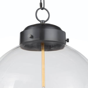 Southern Living Globe Pendant (Oil Rubbed Bronze and Natural Brass)