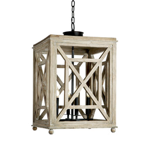 Regina Andrew Wood Lattice Lantern