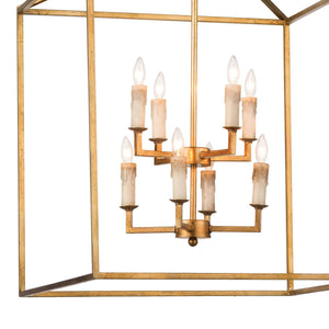 Southern Living Cape Lantern (Antique Gold Leaf)