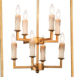 Southern Living Cape Lantern (Antique Gold Leaf)