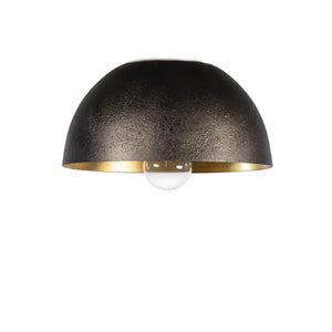 Regina Andrew Sigmund Flush Mount (Black And Gold)