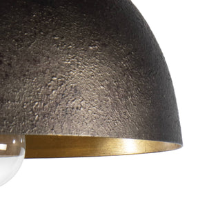 Regina Andrew Sigmund Flush Mount (Black And Gold)