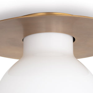 Regina Andrew Mixer Flush Mount (Natural Brass)