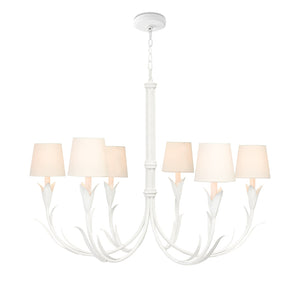 Regina Andrew River Reed Chandelier Small (White)