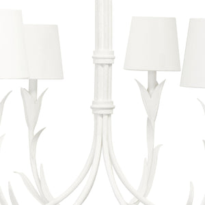 Regina Andrew River Reed Chandelier Small (White)