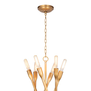 Regina Andrew Cobra Chandelier Large (Natural Brass)