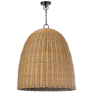 Coastal Living Beehive Outdoor Pendant Large (Weathered Natural)
