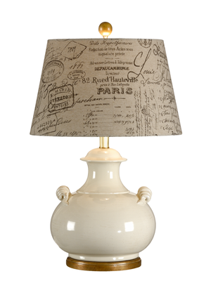 Wildwood Niccolo Lamp - Writing on line