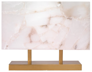 Jamie Young Ghost Horizon Table Lamp in Alabaster & Antique Brass