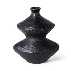Regina Andrew Poe Metal Vase (Black)