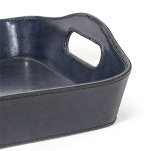 Regina Andrew Derby Parlor Leather Tray (Blue)