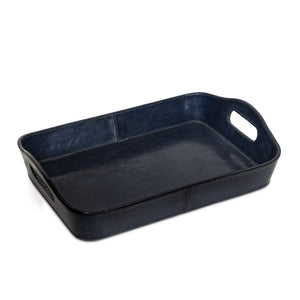 Regina Andrew Derby Parlor Leather Tray (Blue)