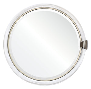 Mirror Home Acrylic & nickel Round Mirror