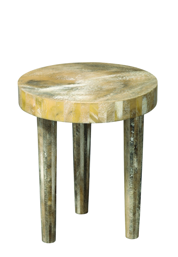 Jamie Young Small Artemis Side Table in Pearl Resin