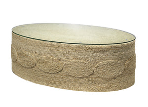 Jamie Young Barbados Oval Coffee Table