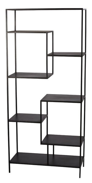 Jamie Young Element Etagere in Black Iron
