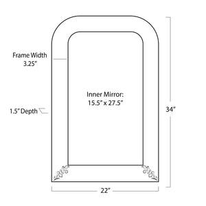 Regina Andrew Sasha Powder Room Mirror