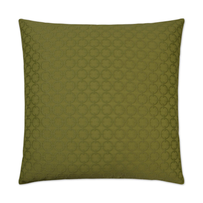 D.V. Kap Full Circle  Green Throw Pillow