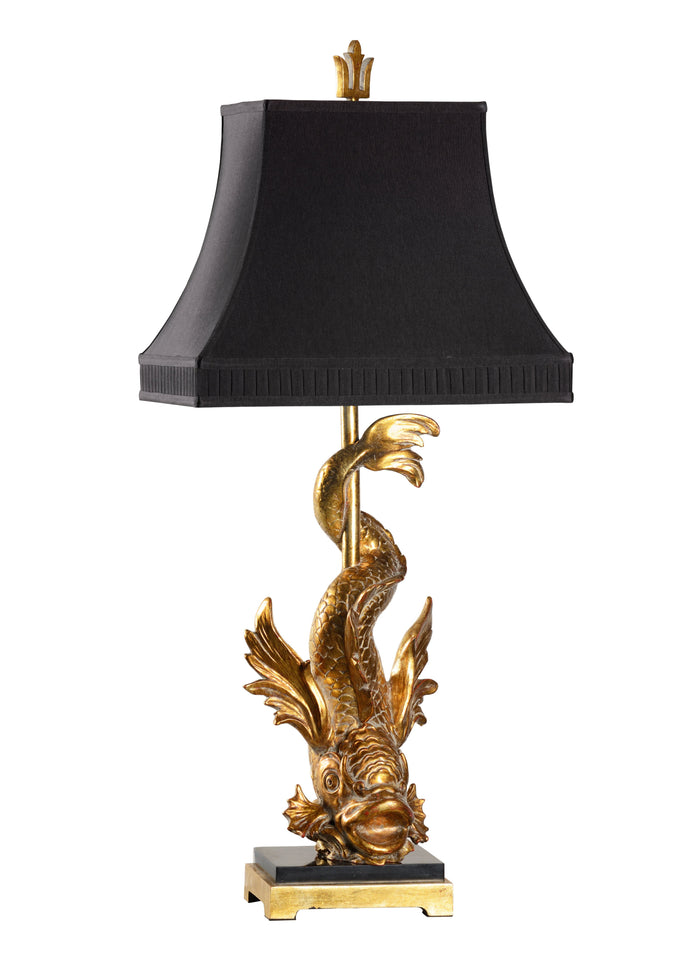 Wildwood Imperial Dragon Lamp - Black