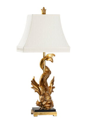 Wildwood Imperial Dragon Lamp - Gold