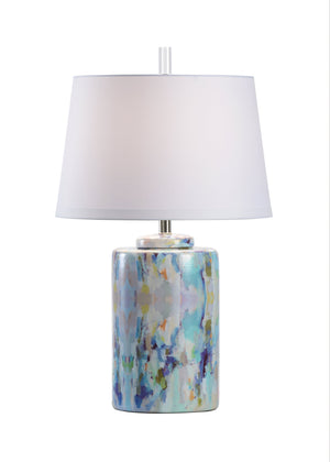Wildwood Wintergreen Cylinder Lamp (Sm)