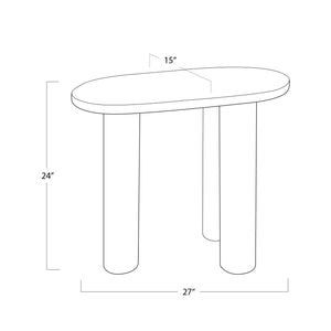 Regina Andrew Gabrielle Marble End Table