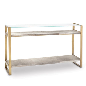 Regina Andrew Andres Hair on Hide Console Large (Brass)