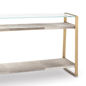 Regina Andrew Andres Hair on Hide Console Large (Brass)