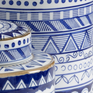 Wildwood Blue And White Canisters (S3)