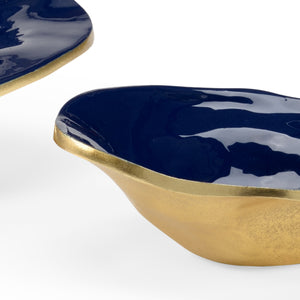 Wildwood Waving Edge Blue Bowls (S2)