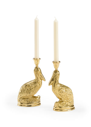 Wildwood Pelican Candlesticks (Pr)