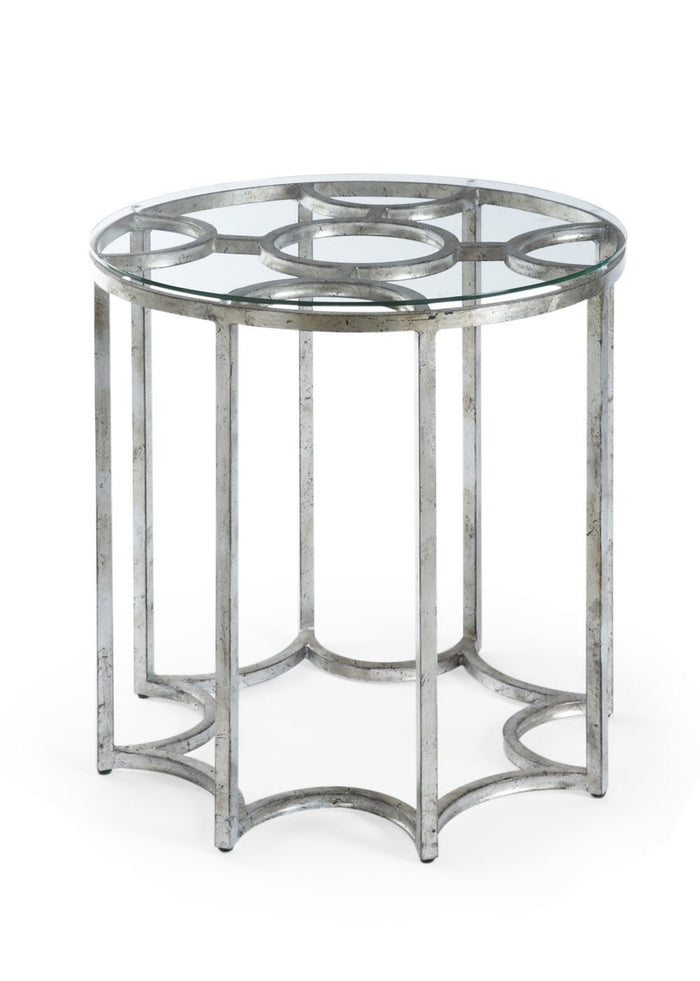 Chelsea House Lisette Side Table - Silver