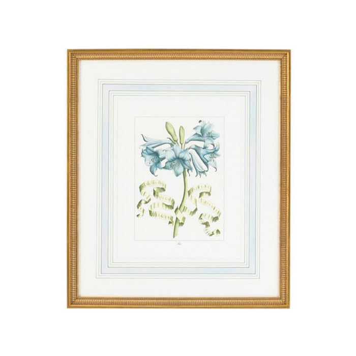 Chelsea House Bl Floral W/Ribbon-C Wall Art