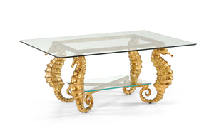 Chelsea House Seahorse Coffee Table - Gold