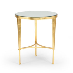 Chelsea House Round Regent Table - Gold