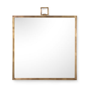 Chelsea House Square Mirror - Brass