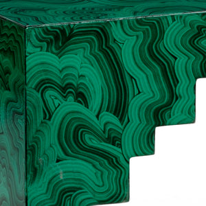 Chelsea House Malachite Cut Corner Table