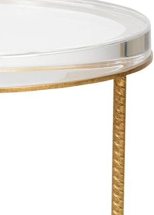 Chelsea House Yonkers Side Table - Acrylic