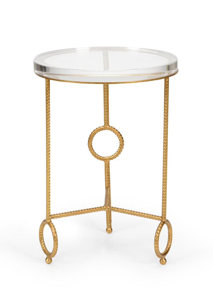 Chelsea House Yonkers Side Table - Acrylic